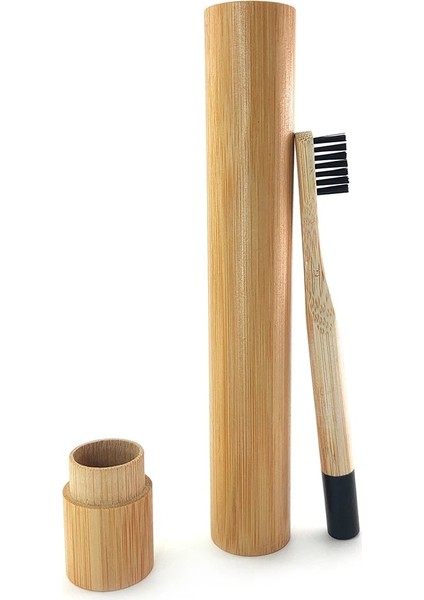 494-C-1 Stili 1 Adet Bambu Diş Fırçası Yuvarlak Bambu Saplı Kıl Ahşap Saplı Düşük Karbonlu Diş Fırçası Çocuklar Için Diş Fırçası Durumda (Yurt Dışından)
