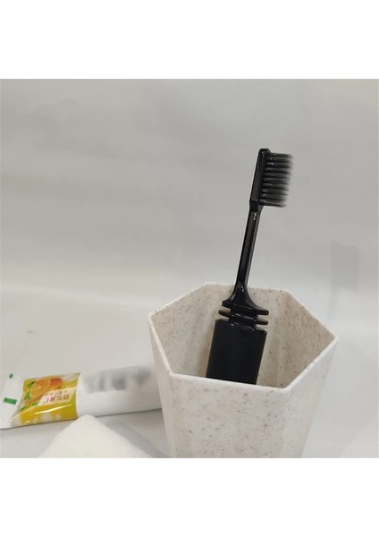 Gri Tarzı Taşınabilir Kompakt Bambu Kömür Katlanır Diş Fırçası Katlama Seyahat Kamp Yürüyüş Açık Havada Kolay Katlanabilir Diş Fırçası (Yurt Dışından) modelleri