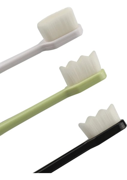No.5 Tarzı Ultra-Ince Yumuşak Diş Fırçası Milyon Nano Kıl Yetişkin Diş Fırçası Diş Derin Temizleme Taşınabilir Seyahat Diş Ağız Bakımı Fırçası (Yurt Dışından)