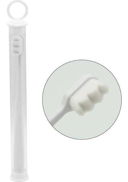 No.2 Tarzı 1 Adet Ultra-Ince Yumuşak Diş Fırçası Süper Yumuşak Milyon Nano Kıl Yetişkin Diş Fırçası Derin Temizleme Taşınabilir Seyahat Ağız Bakımı Fırçası (Yurt Dışından)