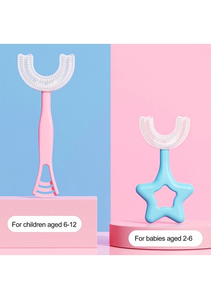 B Tarzı U-Şekilli Bebek Toothbruldre Derece Dişlikleri Yumuşak Silikon Temiz Fırçalama Çocuklar Dişleri Ağız Bakımı Temizleme Diş Fırçası (Yurt Dışından) modelleri