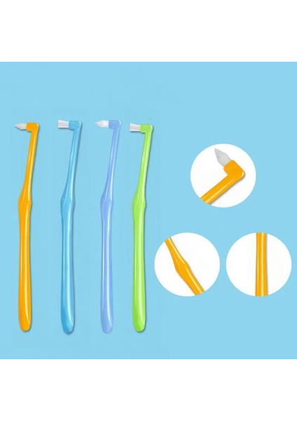 Sivri Yeşil Stil 1 Adet Yeni Temizleme Interdental Fırça Yumuşak Kıllar Ortodontik Parantez Diş Fırçası Diş Ipi Bakım Ağız Bakımı Temizleme Diş Aracı (Yurt Dışından) indirimleri
