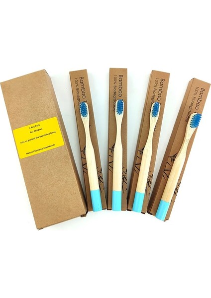 4 Adet Gri Stil Ldren Diş Fırçası Kitleri Bambu Ahşap Diş Fırçası Yumuşak Kıllar Çocuk Diş Burçları Ahşap Bebek Ağız Bakımı Temizleme Araçları (Yurt Dışından) fiyatları