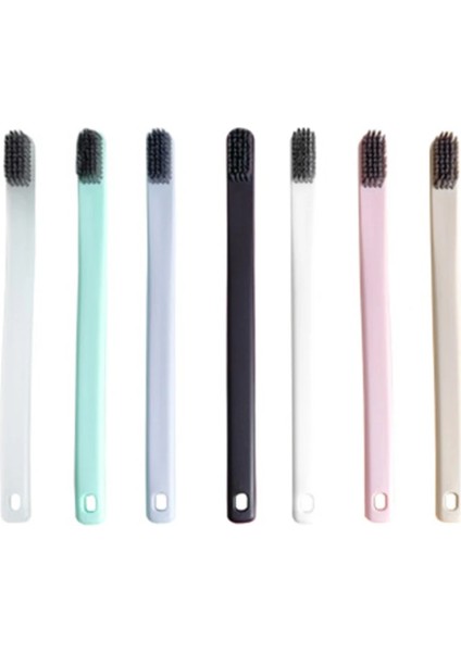 Net Stil Kore Moda Ultra Ince Diş Fırçası Yetişkinler Için Bambu Kömür Yumuşak Kıllar Seyahat Için Kaymaz Diş Fırçası Yeniden Kullanılabilir (Yurt Dışından) fiyatları