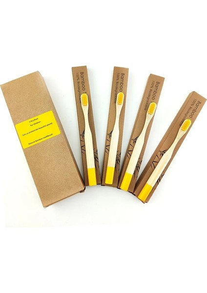 4 Adet Gri Stil Ldren Diş Fırçası Kitleri Bambu Ahşap Diş Fırçası Yumuşak Kıllar Çocuk Diş Burçları Ahşap Bebek Ağız Bakımı Temizleme Araçları (Yurt Dışından) indirimleri