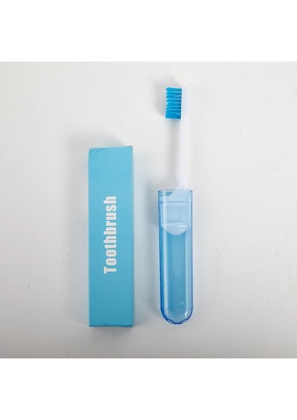 Pic Tarzı Olarak 1 Adet 1 Adet Taşınabilir Katlanabilir Katlanır Diş Fırçası Plastik Dayanıklı Mini Açık Kamp Seyahat Yumuşak Katlanır Diş Fırçası Rastgele (Yurt Dışından)