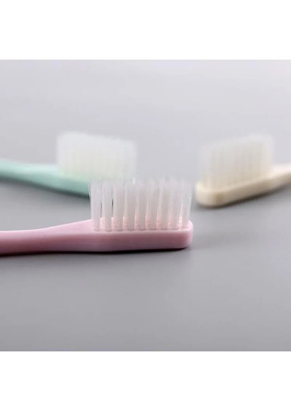 Pirinç Pembesi Tarzı Macaron Diş Fırçası Çevre Dostu Bambu Kömür Yumuşak Ince Kıl Yetişkinler Için Diş Fırçası Diş Fırçası Seyahat Etmek Yürüyüş Için (Yurt Dışından) fırsatları