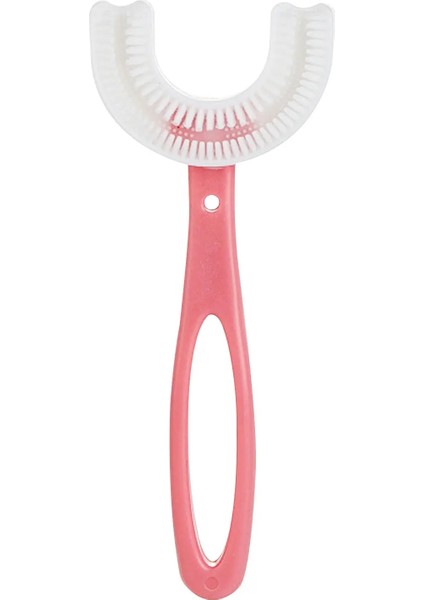 No.4 Tarzı Bebek Toothbruldre Derece U-Şekilli Çocuk Diş Fırçası Dişlikleri Yumuşak Silikon Bebek Fırçası Çocuklar Dişleri Ağız Bakımı Temizleme (Yurt Dışından)
