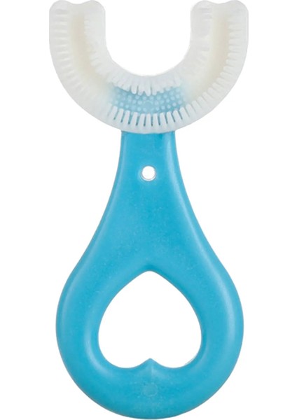 No.4 Tarzı Bebek Toothbruldre Derece U-Şekilli Çocuk Diş Fırçası Dişlikleri Yumuşak Silikon Bebek Fırçası Çocuklar Dişleri Ağız Bakımı Temizleme (Yurt Dışından)