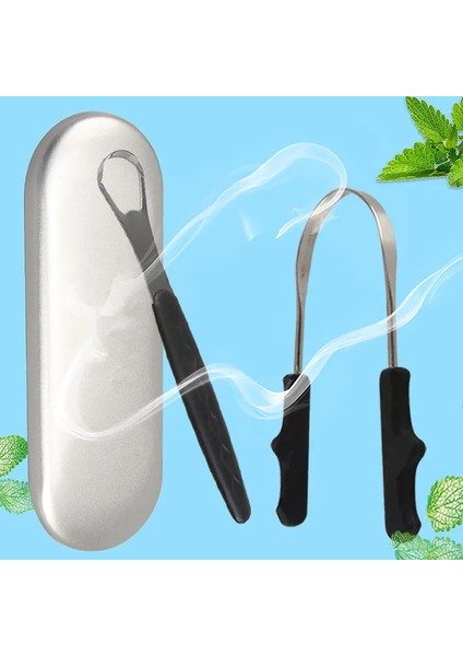 E Stili 1 Adet Faydalı Dil Kazıyıcı Paslanmaz Çelik Ağız Dil Temizleyici Tıbbi Ağız Fırçası Yeniden Kullanılabilir Taze Nefes Yapıcı (Yurt Dışından) fiyatları