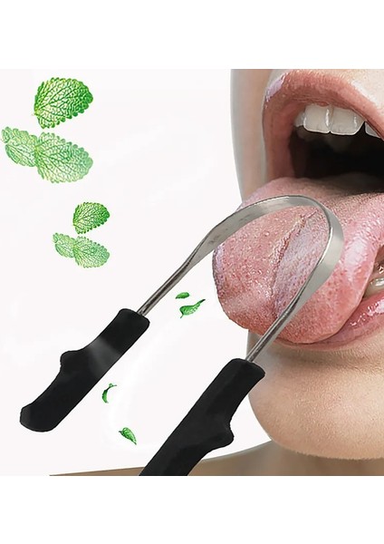 E Stili 1 Adet Faydalı Dil Kazıyıcı Paslanmaz Çelik Ağız Dil Temizleyici Tıbbi Ağız Fırçası Yeniden Kullanılabilir Taze Nefes Yapıcı (Yurt Dışından) modelleri