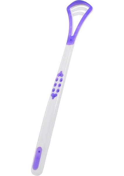 Mor Tarzı Dil Fırçası Temizleyici Ağız Bakımı Dil Kazıyıcı Hijyen Ağız Aracı Dayanıklı Plastik Dil Temizleme Aracı Dil Kaplamasını Kaldır (Yurt Dışından)