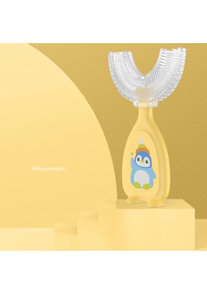 Sarı L Tarzı Bebek Dişleri Dişleri Ağız Bakımı Temizleme Fırçası Yumuşak Silikon Diş Kaşıyıcıları Bebek Diş Fırçası Yeni Doğan Bebek Ürünleri Y (Yurt Dışından)