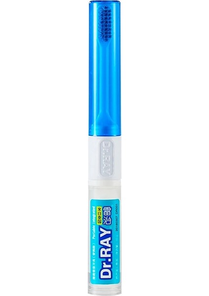 Mavi Stil Dr.ray Taşınabilir Seyahat Diş Fırçası Diş Macunu Bambu Kömür Spiral Fırça Kılları Eco Dostu Diş Fırçası (Yurt Dışından)