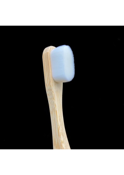 1 Adet Siyah Düz Stil Ultra-Ince Yumuşak Saç Çevre Dostu Diş Fırçası Taşınabilir Seyahat Diş Fırçası Yumuşak Fiber Nano Diş Fırçası Ağız Hijyeni Bakımı (Yurt Dışından)