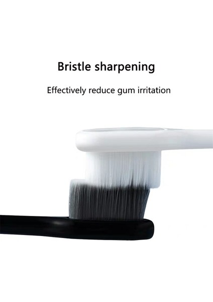 04DÜZ-SIYAH Stili 1 Adet Ultra-Ince Yumuşak Diş Fırçası Taşınabilir Seyahat Çevre Dostu Fırça Diş Bakımı Yetişkin Için Ağız Temizleme Aracı (Yurt Dışından) modelleri
