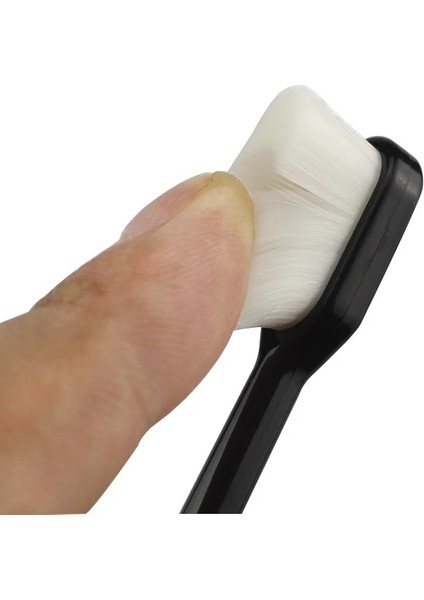 04DÜZ-SIYAH Stili 1 Adet Ultra-Ince Yumuşak Diş Fırçası Taşınabilir Seyahat Çevre Dostu Fırça Diş Bakımı Yetişkin Için Ağız Temizleme Aracı (Yurt Dışından) indirimleri