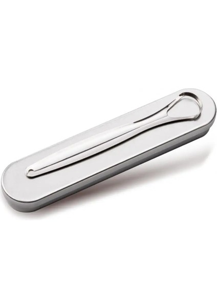 Gümüş Takım Elbise Tarzı Yetişkinler Için Dil Fırçası Mükemmel Uyum Ergonomi Kolu 3 Tip Paslanmaz Çelik Dil Kazıyıcı Metal Temizleyici Dil Fırçası (Yurt Dışından) indirimleri