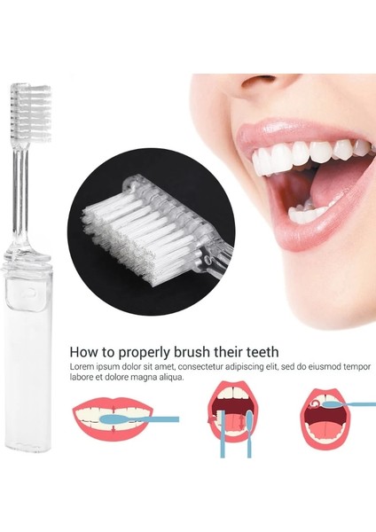 Taşınabilir Katlanır Açık Seyahat Kamp Diş Fırçası Katlanabilir Plastik Diş Fırçası (Yurt Dışından) modelleri