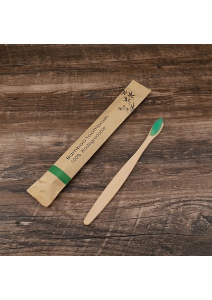 No.4 Tarzı Olorful Diş Fırçası Doğal Bambu Diş Fırçası Seti Yumuşak Kıl Kömür Dişleri Eko Bambu Diş Fırçaları Dişler Ağız Bakımı (Yurt Dışından)