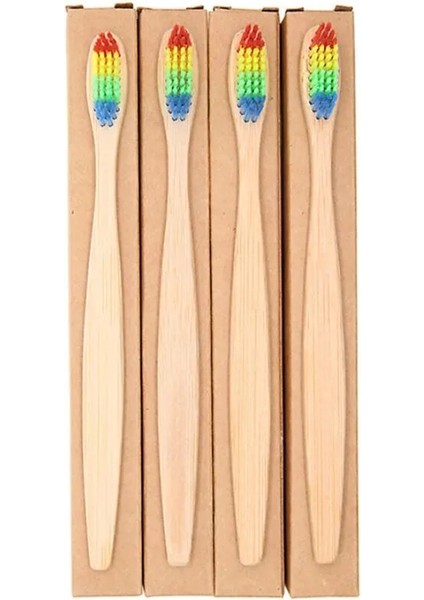 Fildişi Tarzı 1 Adet Çevre Dostu Ürünler Bambu Diş Fırçası Yeniden Kullanılabilir Diş Fırçaları Taşınabilir Yumuşak Kıl Ahşap Yumuşak Ev Seyahat Otel Kullanımı Için (Yurt Dışından) fırsatları