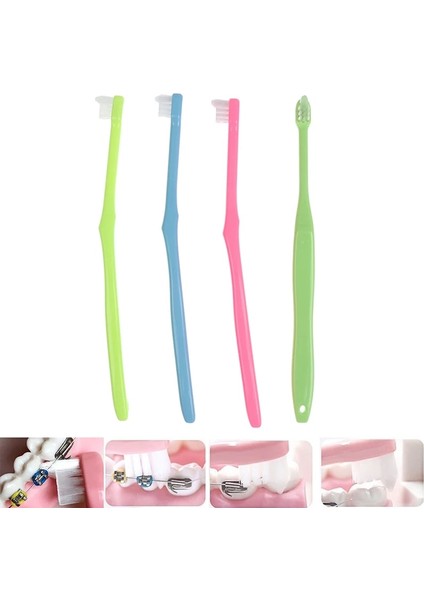 1 Adet Bl Tarzı 1 Adet Ortodontik Diş Fırçası Interdental Diş Fırçası Küçük Kafa Yumuşak Saç Düzeltme Diş Parantez Diş Ipi Ağız Diş Bakımı (Yurt Dışından)