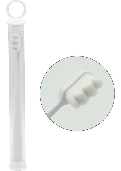 No.2 Tarzı Ultra Ince Diş Fırçası Milyon Nano Kıl Mikro Yumuşak Dalga Diş Kafası Derin Temizleme Taşınabilir Fırça Taşınabilir Seyahat Ağız Bakımı Aracı (Yurt Dışından)