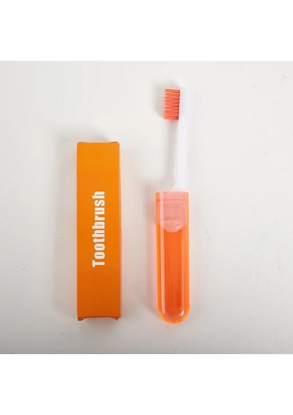 Kırmızı Stil 1 Adet Taşınabilir Katlanabilir Katlanır Diş Fırçası Plastik Dayanıklı Mini Açık Kamp Seyahat Yumuşak Katlanır Diş Fırçası Rastgele (Yurt Dışından)