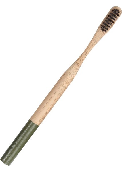 No.4 Tarzı Dro Doğal Bambu Diş Fırçası Yumuşak Kıl Çevre Dostu Seyahat Diş Fırçası Ağız Bakımı Ahşap Saplı Cepillo De Dientes (Yurt Dışından)