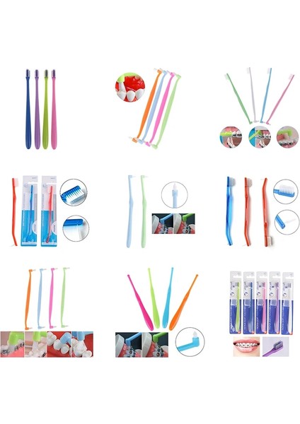 Beyaz Stil Temiz Ortodontik Parantezler Interdental Fırça Toksik Olmayan Yetişkin Ortodontik Diş Fırçaları Diş Diş Fırçası U Trim Yumuşak Diş Fırçası (Yurt Dışından)
