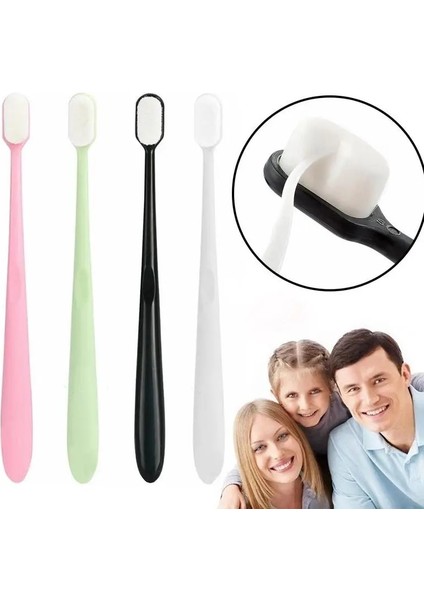 Siyah Stil Ultra-Ince Yumuşak Saç Çevre Dostu Diş Fırçası Taşınabilir Seyahat Diş Fırçası Kutulu Yumuşak Fiber Nano Diş Fırçası Hijyen Bakımı (Yurt Dışından) fiyatları