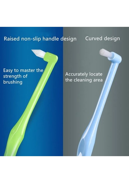 Sivri Sarı Stil 1 Adet Yeni Temizleme Interdental Fırça Yumuşak Kıllar Ortodontik Parantez Diş Fırçası Diş Ipi Bakım Ağız Bakımı Temizleme Diş Aracı (Yurt Dışından)