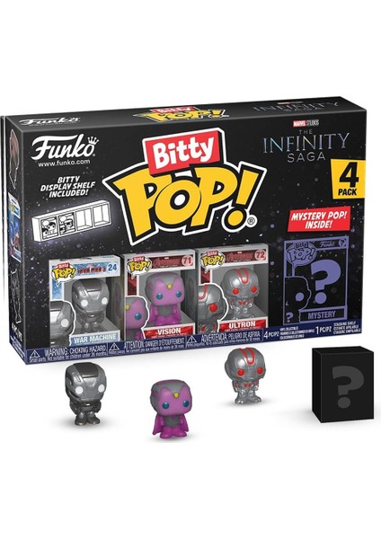 Bitty Pop 4-Pack Marvel The Infinity Saga -War Machine