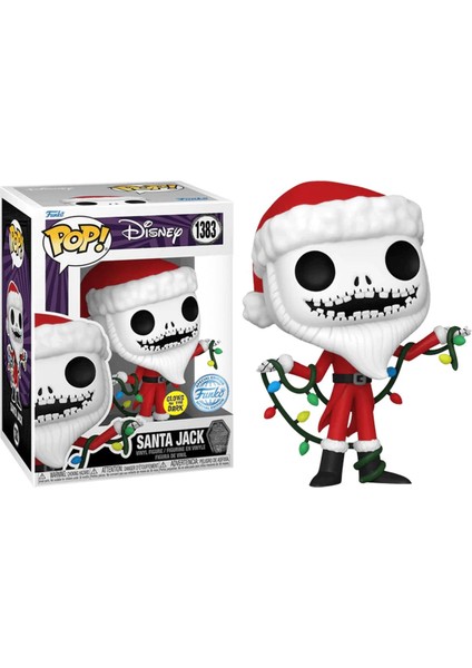 Pop Disney The Nightmare Before Christmas 30TH - Santa Jack Glows In The Dark
