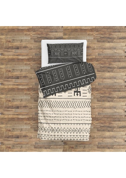 Dark Aztec & Light Aztec Çift Taraflı Nevresim Takımı
