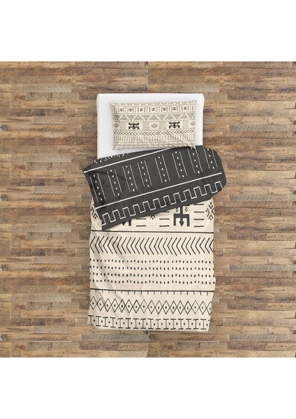 Dark Aztec & Light Aztec Çift Taraflı Nevresim Takımı