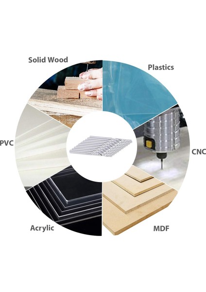 10 Paket Cnc Freze Uçları 1/8 Inç Shank Spiral Upcut Yönlendirici Bit Tek Flüt Uçlu Freze Seti Freze Kesici Tungsten Çelik Gravür Oyma Araçları Kiti Mdf Ahşap Akrilik Pvc (Yurt Dışından)