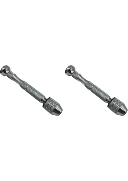 2x Alüminyum Alaşımlı Döner Pim Mengene Tornavida El Matkabı Chuck Izle Onarım Aracı Saatçi (Yurt Dışından)