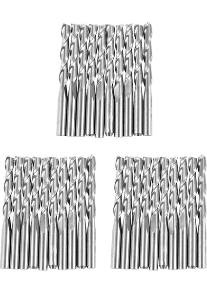 30X 1/8 Inç 3.175MM Karbür Cnc Çift Iki Flüt Spiral Uçları End Mill Yönlendirici 22MM (Yurt Dışından) modelleri