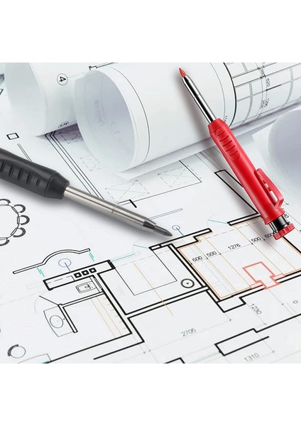 Adet Marangoz Kalem Seti Katı Marangoz Kalem Marangozluk Otomatik Kalem Seti Işaretleme Aracı Marangoz Scriber (Yurt Dışından) fırsatları