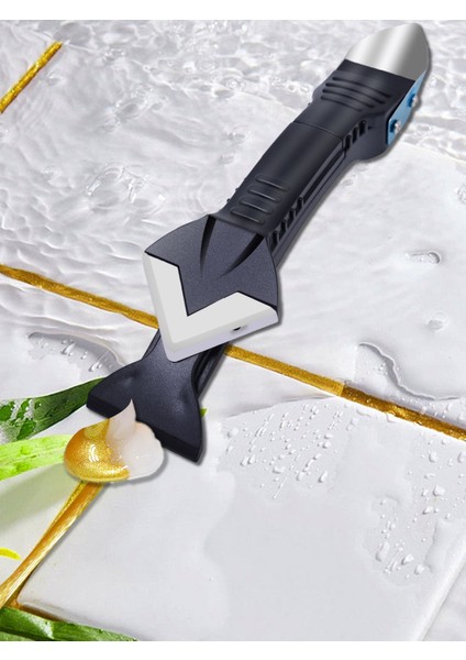 1/5 Adet Çok Fonksiyonlu Çift Kafa Metal Tutkal Silecek / 5 In 1 Silikon Temizleyici / Mastik Pürüzsüz Plastik Kenar Kazıyıcı / Güzellik Kalafat Kalıbı (Yurt Dışından) modelleri