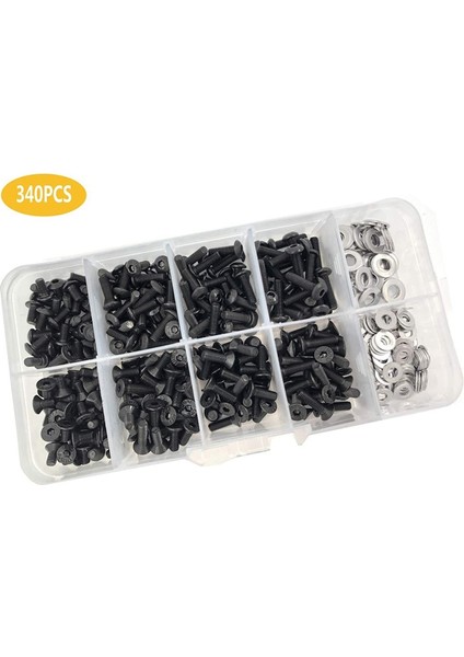 340 Adet Rc Vida Seti Onarım Aracı M3 Düz Kafa/yuvarlak Kafa ve M3 M4 Düz Pullar Traxxas Tamiya SCX10 Hpı Rc Araba Parçaları (Yurt Dışından)