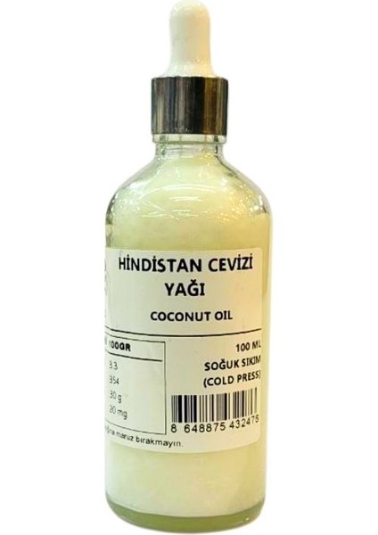 Hindistan Cevizi Yağı - 100 ml Özel Kutuda