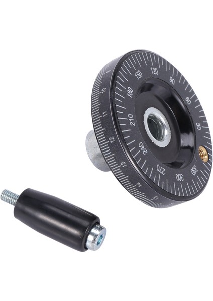 Adet 63MM Katı El Çarkı Ölçeği El Çarkı Mekanik Parçalar Bakalit Makine Kolu Kalibre Edilmiş El Çarkı (Yurt Dışından)