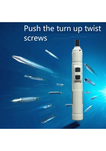 Mini Elektrikli Tornavida 250R/MIN USB Şarj Edilebilir Metal Uçları (Yurt Dışından) modelleri
