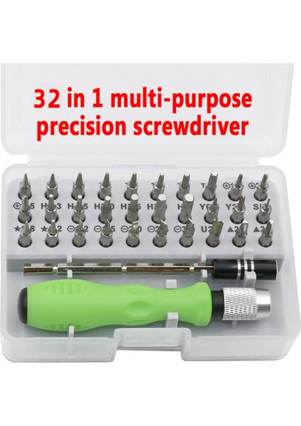 [moda ve Trendler] 32 In1 Hassas Tornavida Seti Onarım Aracı Ev Telefonu Bilgisayar Dizüstü Bilgisayar Için Torx Tornavida Seti (Yurt Dışından)