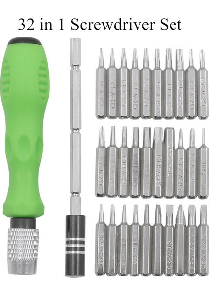 [moda ve Trendler] 32 In1 Hassas Tornavida Seti Onarım Aracı Ev Telefonu Bilgisayar Dizüstü Bilgisayar Için Torx Tornavida Seti (Yurt Dışından)
