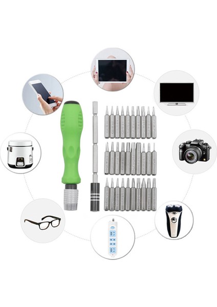 [moda ve Trendler] 32 In1 Hassas Tornavida Seti Onarım Aracı Ev Telefonu Bilgisayar Dizüstü Bilgisayar Için Torx Tornavida Seti (Yurt Dışından)