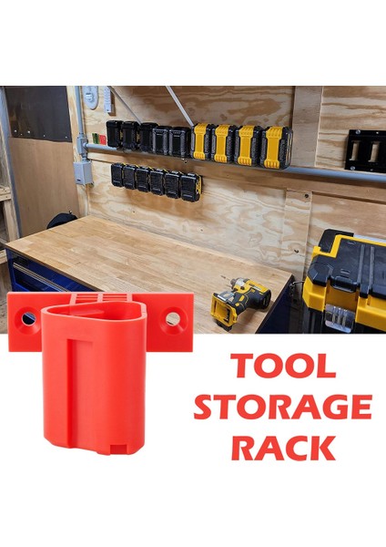 Adet Li-Ion Pil Tutucu Depolama Güç Aracı Sabit Braket Vitrin Rafı Tokası Ma-Kita/mil-Waukee/bos-Ch/de-Walt B (Yurt Dışından) fırsatları