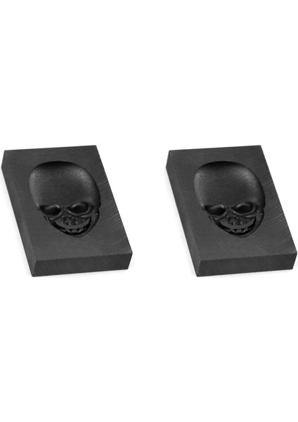 2x Döküm Kalıp, Kafatası Grafit Döküm Külçe Kalıp Eritme Döküm Rafineri Metal Alüminyum Bakır Için Pota Kalıp (Yurt Dışından)